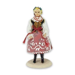 Polish Art Center - Polish Regional Doll: Krakowianka Lady