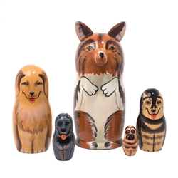 dog nesting doll