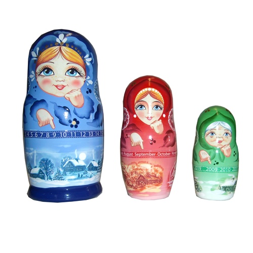 polish stacking dolls