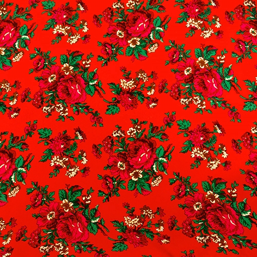 Polish Art Center - Flowered Material 100% Polyester 60