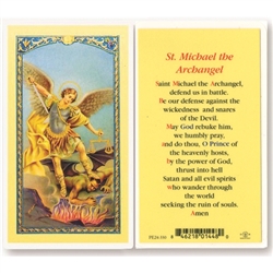 Polish Art Center - St. Michael the Archangel - Holy Card