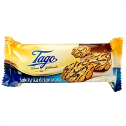 chocolate tago biscuits 6oz snowflakes covered