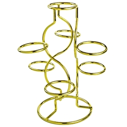 Polish Art Center - 7 Tier Gold Color Display Egg Stand 7.75