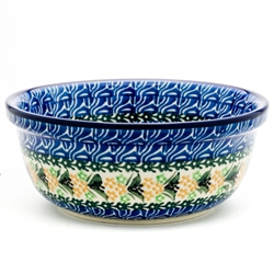 polish pottery berry bowl