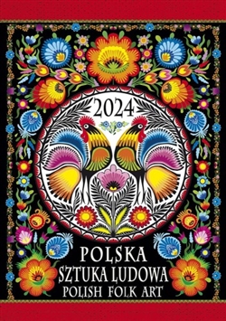 2024 Polish Folk Art Calendar Polska Sztuka Ludowa Large Polish   9833108 2T 